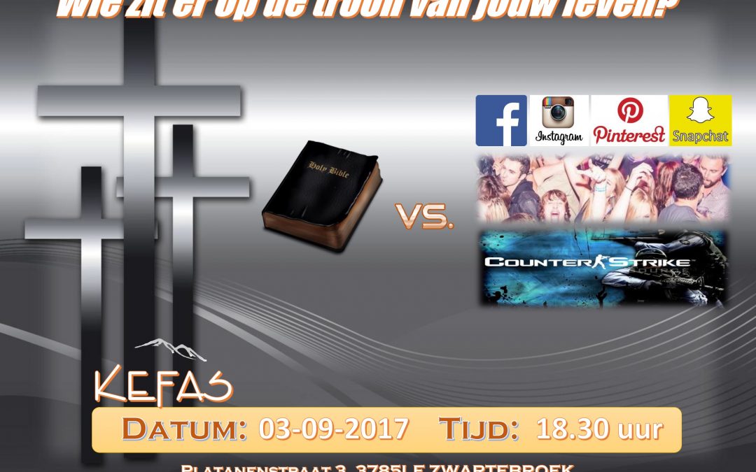 Jeugddienst zondagavond 03-09-2017 18.30 uur