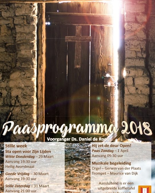 Stille week en Pasen