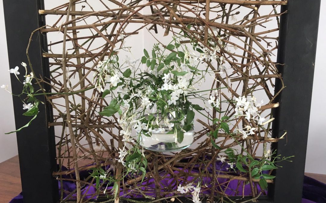 Liturgische bloemschikking lijdenstijd